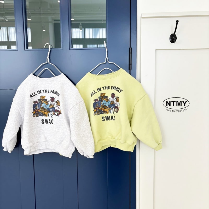 Nice To Meet You - Korean Children Fashion - #kidzfashiontrend - Family Sweatshirt - 5