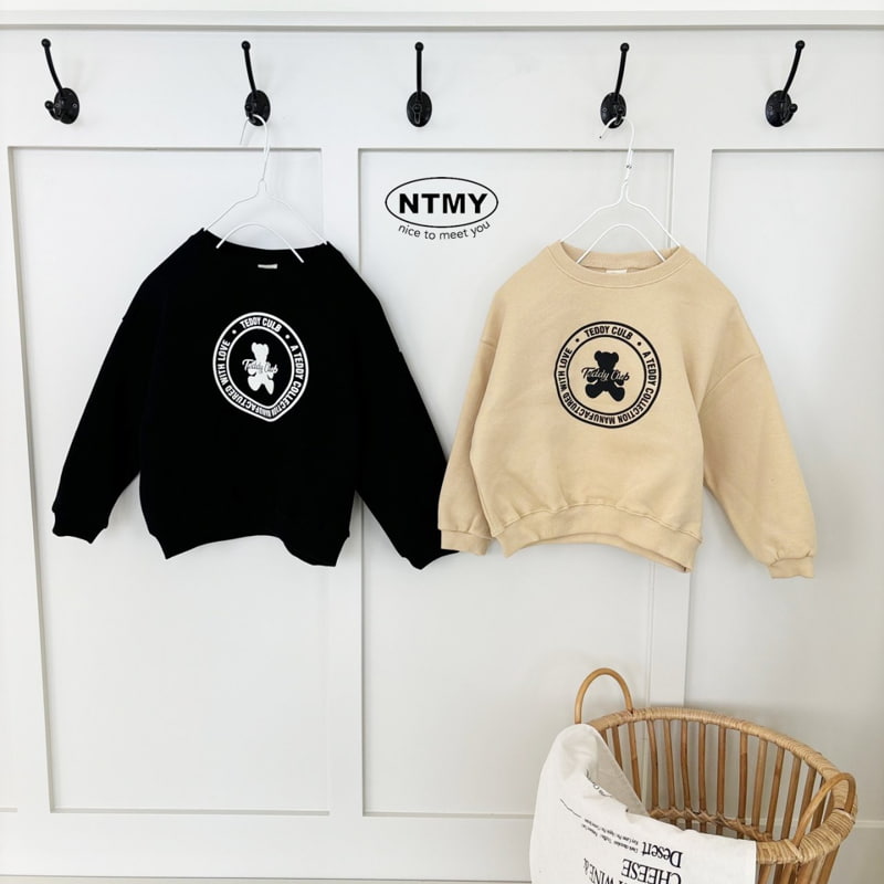 Nice To Meet You - Korean Children Fashion - #littlefashionista - Teddy Club Sweatshirt - 9