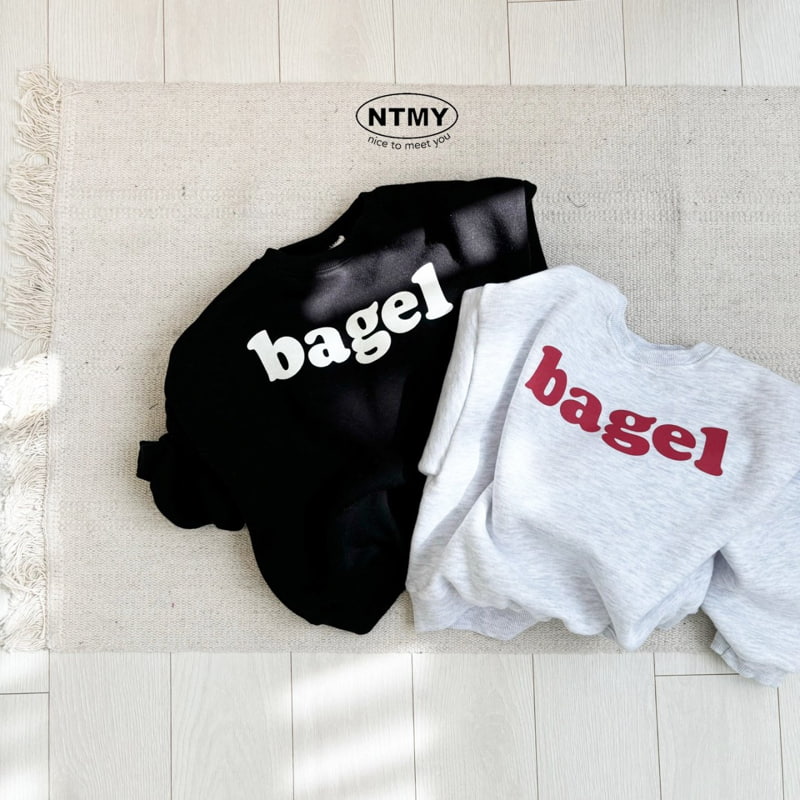 Nice To Meet You - Korean Children Fashion - #littlefashionista - Bagel Sweatshirt - 10