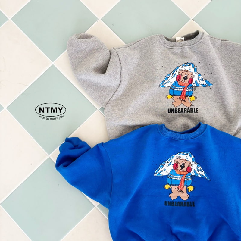 Nice To Meet You - Korean Children Fashion - #littlefashionista - Freeze Sweatshirt - 9