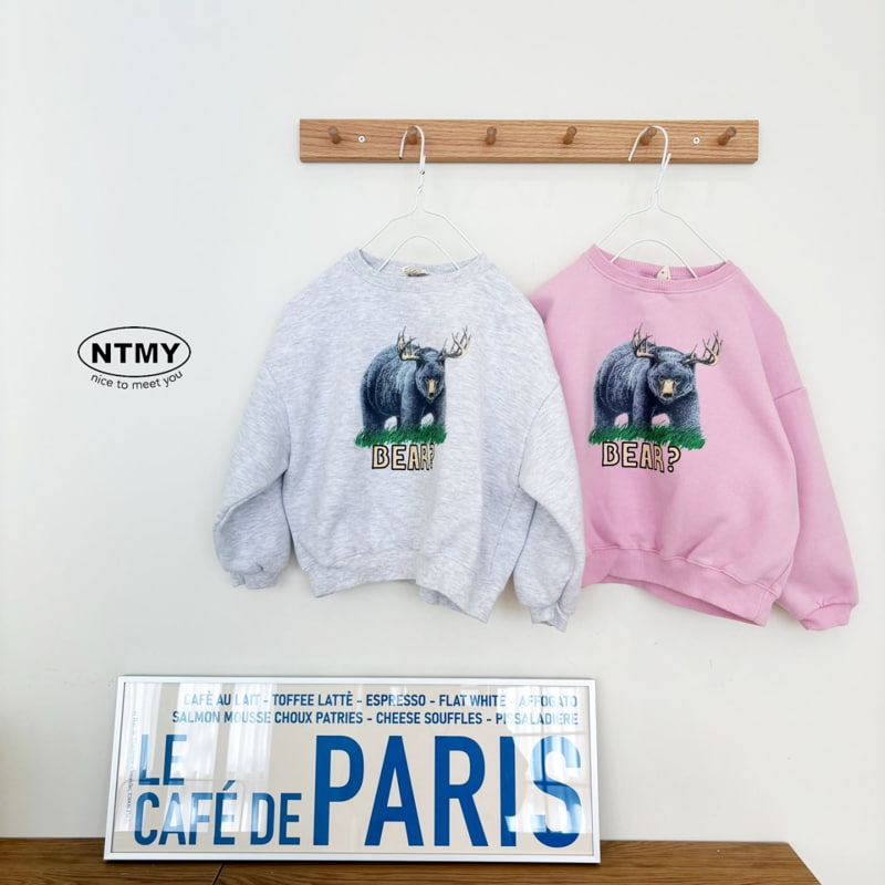 Nice To Meet You - Korean Children Fashion - #magicofchildhood - Horn Bear Sweatshirt - 7