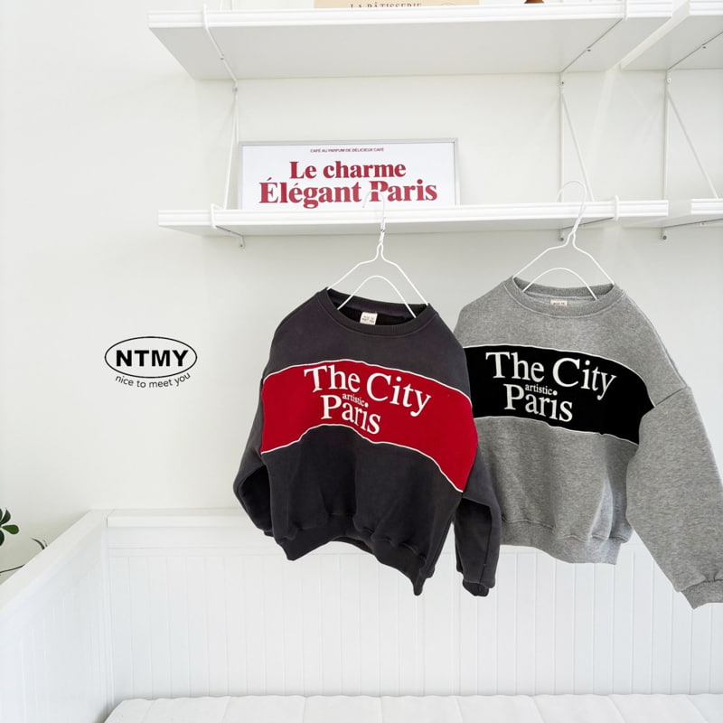 Nice To Meet You - Korean Children Fashion - #magicofchildhood - City Cut Sweatshirt