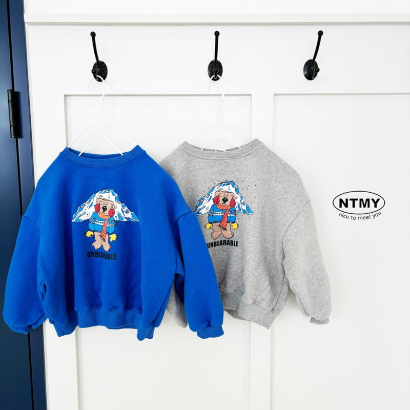 Nice To Meet You - Korean Children Fashion - #magicofchildhood - Freeze Sweatshirt - 10