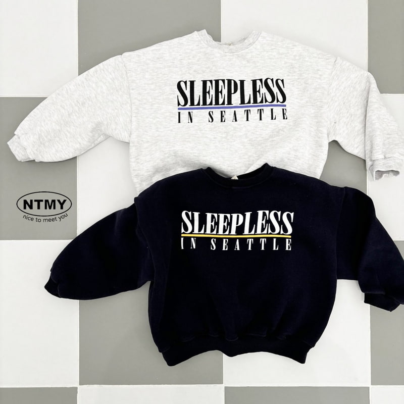 Nice To Meet You - Korean Children Fashion - #magicofchildhood - Sleep Sweatshirt - 7