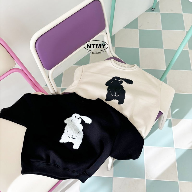 Nice To Meet You - Korean Children Fashion - #minifashionista - Rabbit Sweatshirt - 10