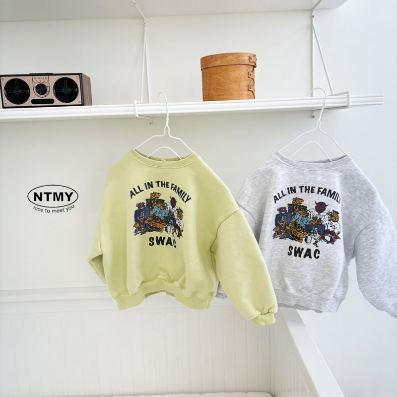 Nice To Meet You - Korean Children Fashion - #minifashionista - Family Sweatshirt - 9