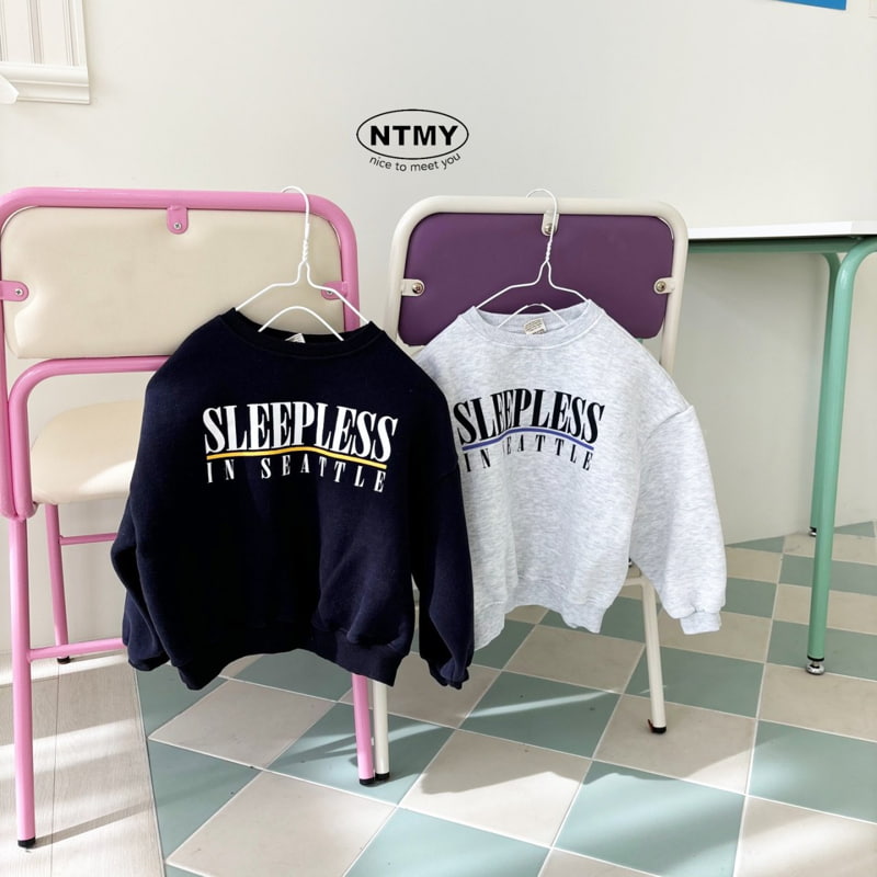 Nice To Meet You - Korean Children Fashion - #prettylittlegirls - Sleep Sweatshirt - 9