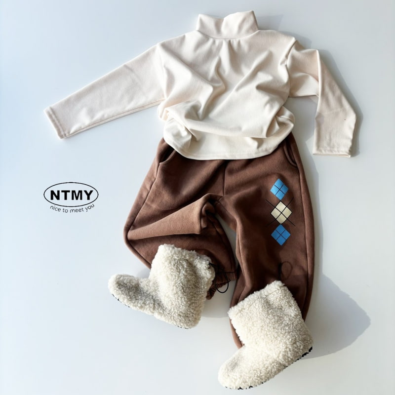 Nice To Meet You - Korean Children Fashion - #todddlerfashion - Argyle Jogger Pants - 10