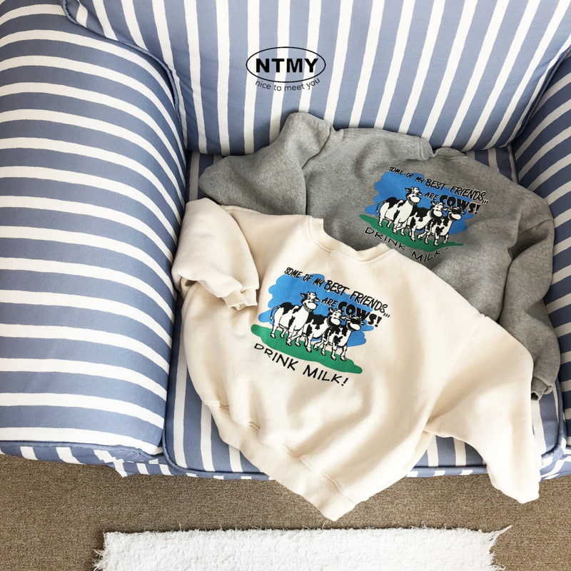 Nice To Meet You - Korean Children Fashion - #todddlerfashion - Milk Cow Sweatshirt - 3