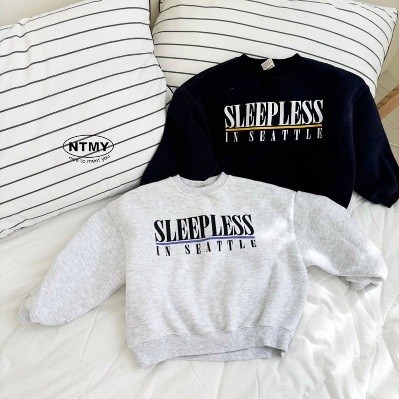 Nice To Meet You - Korean Children Fashion - #todddlerfashion - Sleep Sweatshirt - 10