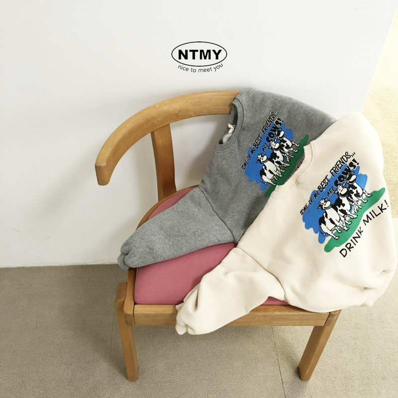 Nice To Meet You - Korean Children Fashion - #todddlerfashion - Milk Cow Sweatshirt - 4