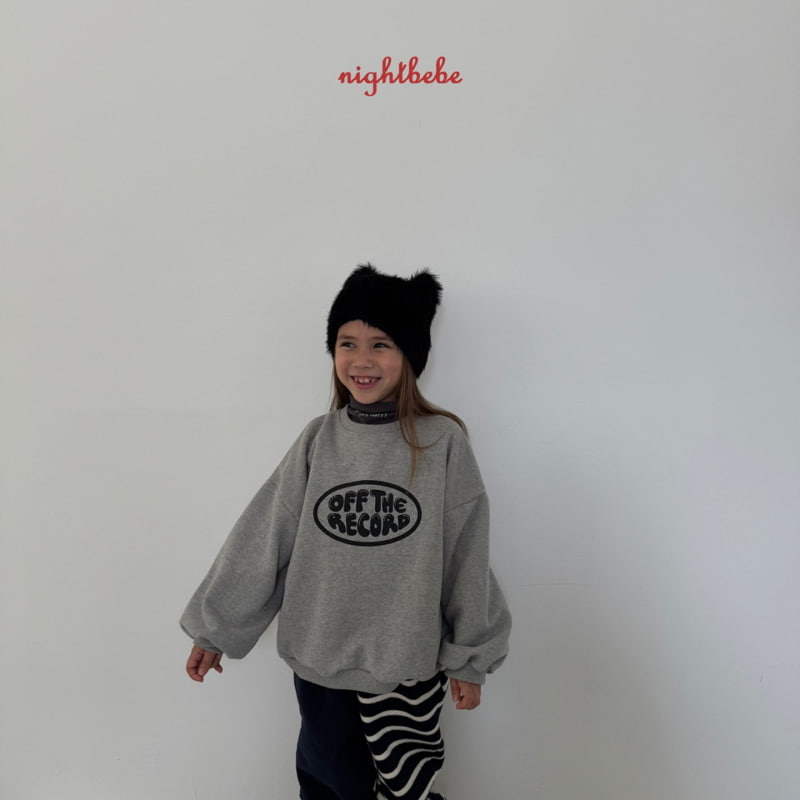 Night Bebe - Korean Children Fashion - #Kfashion4kids - Record Sweatshirt - 6