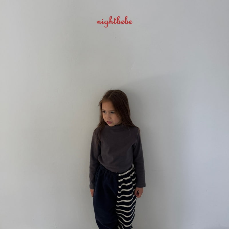 Night Bebe - Korean Children Fashion - #kidzfashiontrend - Didi Turtleneck Tee - 4