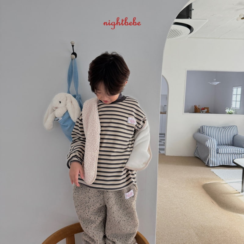 Night Bebe - Korean Children Fashion - #Kfashion4kids - Signature Stripe Tee - 9