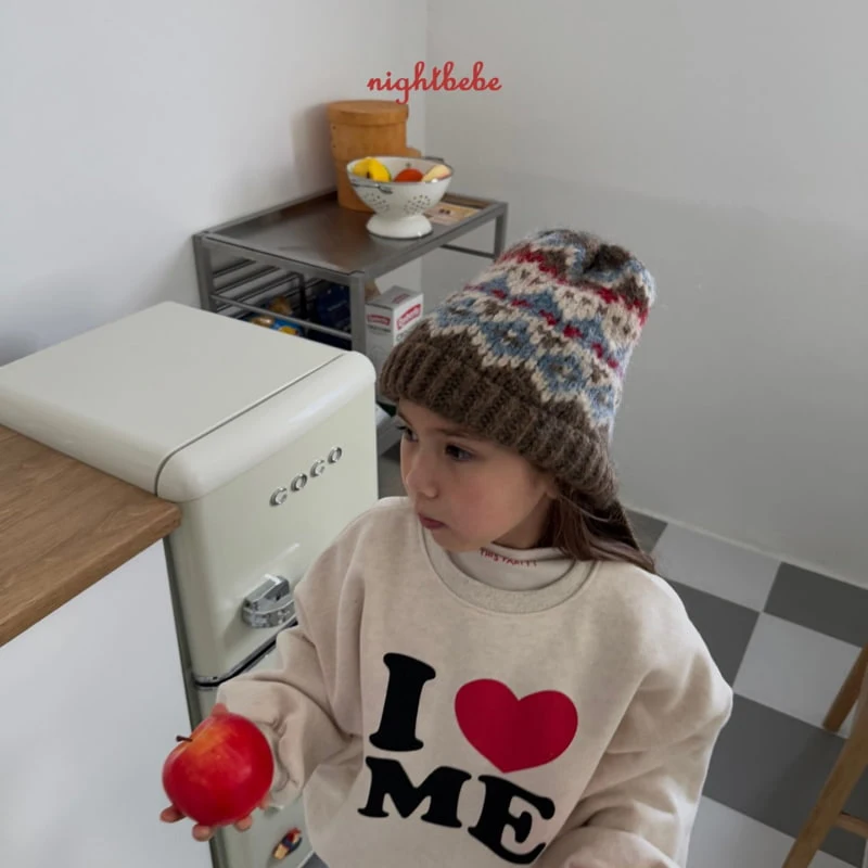 Night Bebe - Korean Children Fashion - #childofig - Nordic Knit Beanie - 9