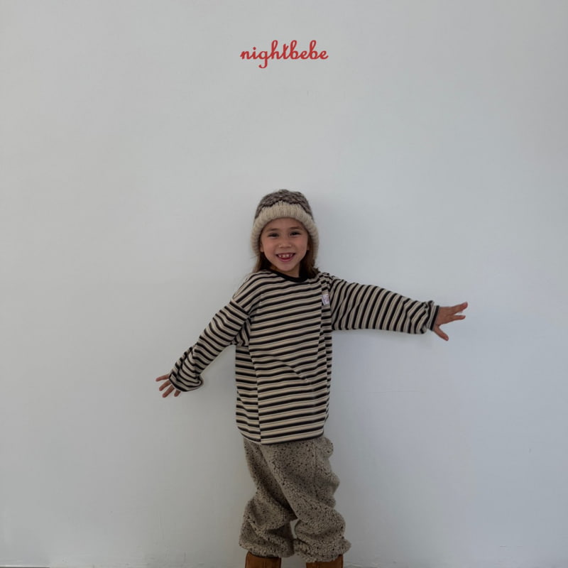 Night Bebe - Korean Children Fashion - #childofig - Signature Stripe Tee