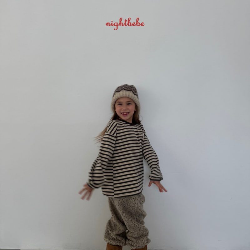 Night Bebe - Korean Children Fashion - #childrensboutique - Signature Stripe Tee - 2