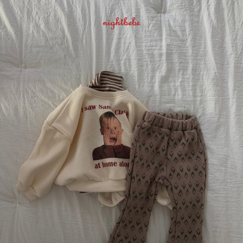 Night Bebe - Korean Children Fashion - #designkidswear - Basic Stripe Turtleneck Tee - 12