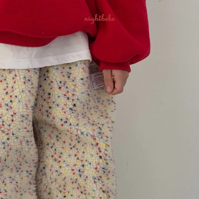 Night Bebe - Korean Children Fashion - #fashionkids - Star Candy Jogger Pants - 2