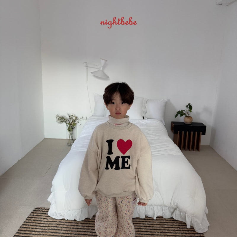 Night Bebe - Korean Children Fashion - #kidsshorts - Love Me Sweatshirt - 2