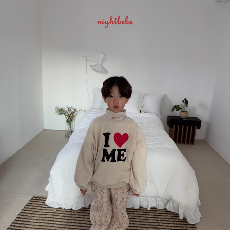 Night Bebe - Korean Children Fashion - #kidsstore - Love Me Sweatshirt - 4