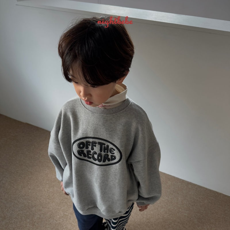 Night Bebe - Korean Children Fashion - #littlefashionista - Record Sweatshirt - 7