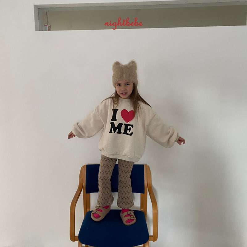 Night Bebe - Korean Children Fashion - #magicofchildhood - Love Me Sweatshirt - 7