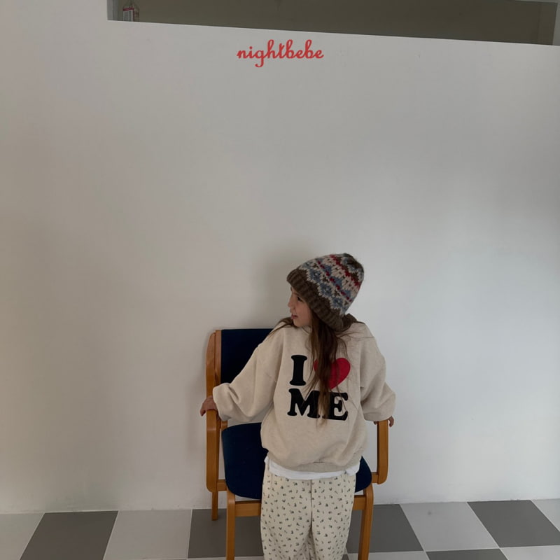 Night Bebe - Korean Children Fashion - #minifashionista - Love Me Sweatshirt - 8