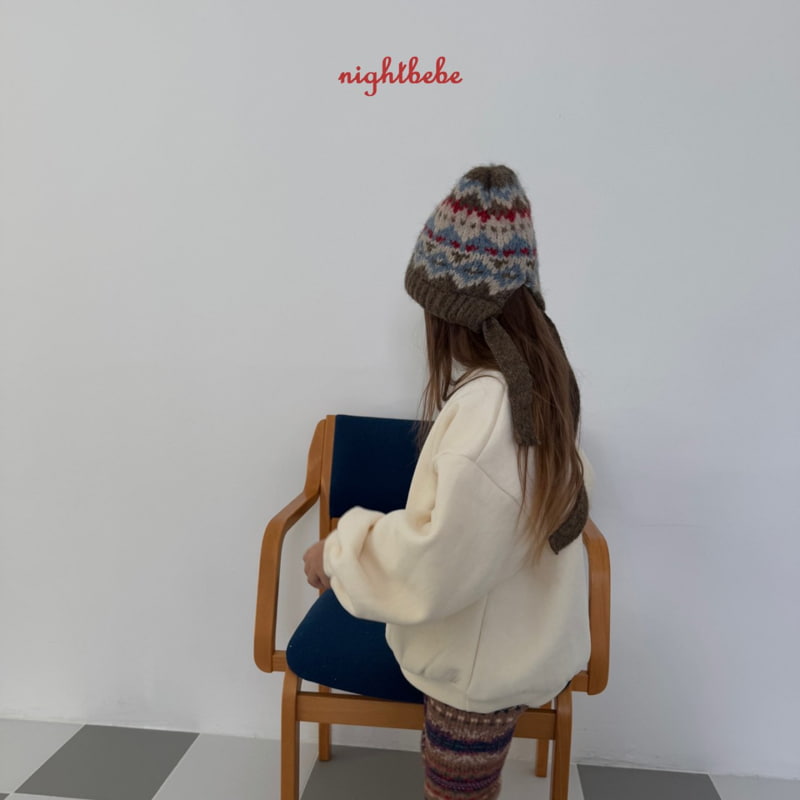 Night Bebe - Korean Children Fashion - #prettylittlegirls - Nordic Knit Beanie - 5