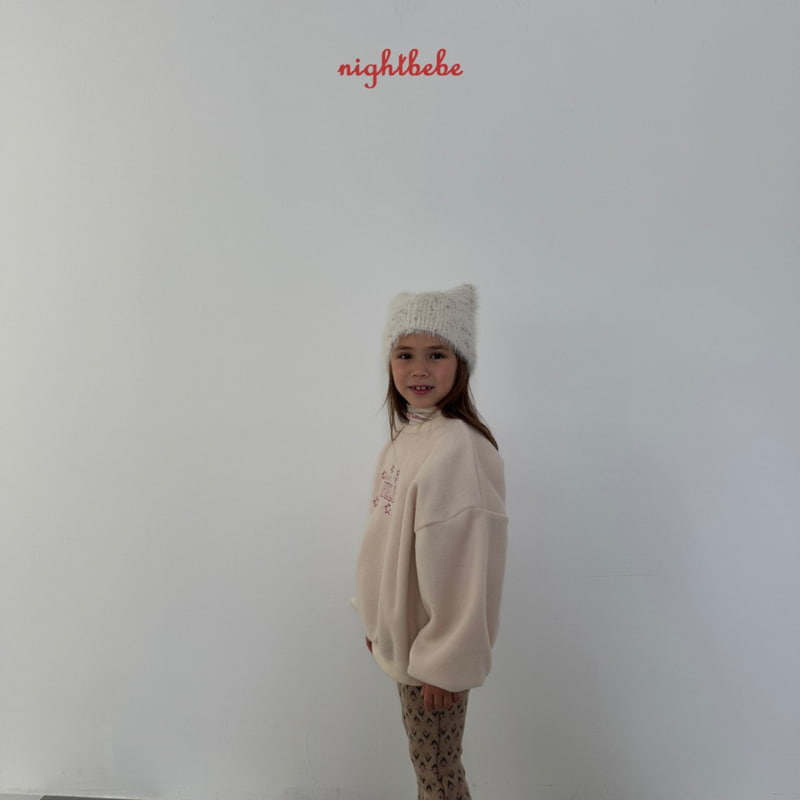 Night Bebe - Korean Children Fashion - #stylishchildhood - Winter Star Sweatshirt - 5