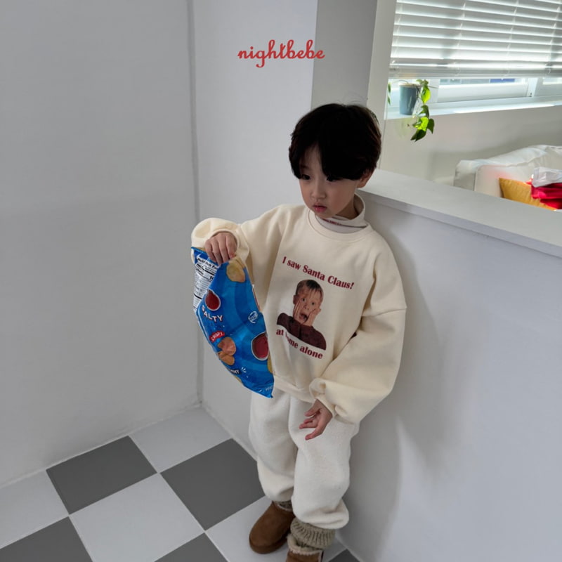 Night Bebe - Korean Children Fashion - #todddlerfashion - Alone Sweatshirt - 5