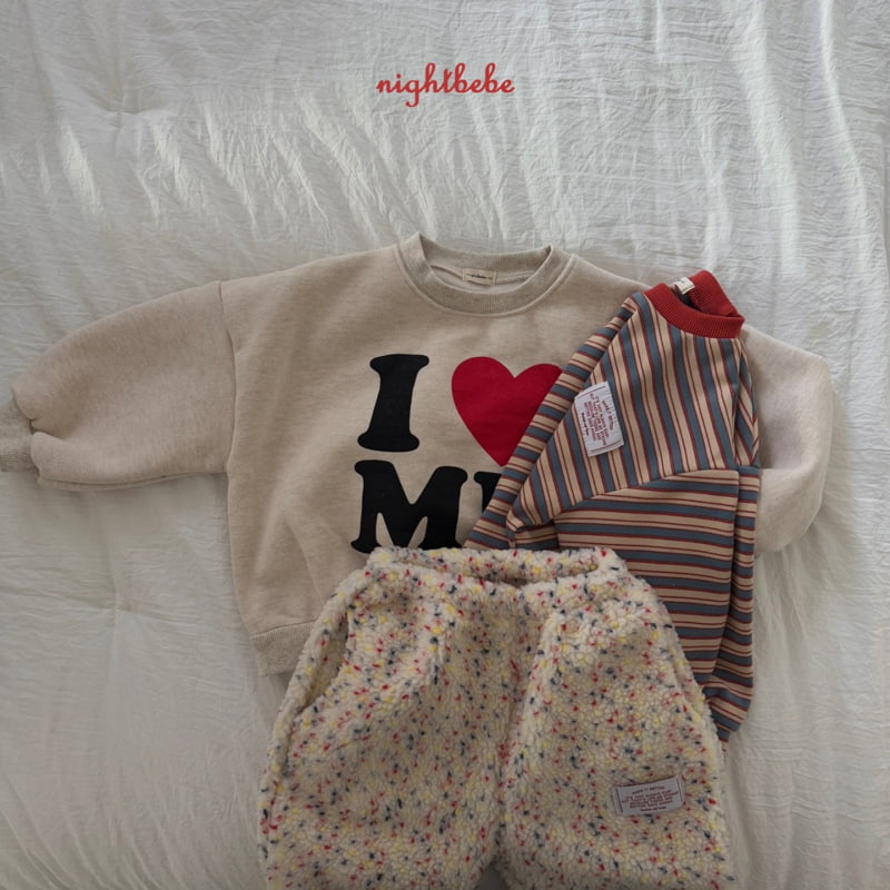 Night Bebe - Korean Children Fashion - #toddlerclothing - Love Me Sweatshirt - 11