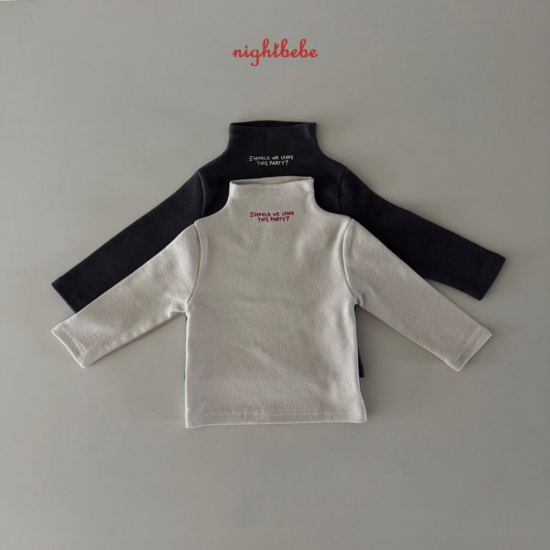 Night Bebe - Korean Children Fashion - #toddlerclothing - Didi Turtleneck Tee - 10