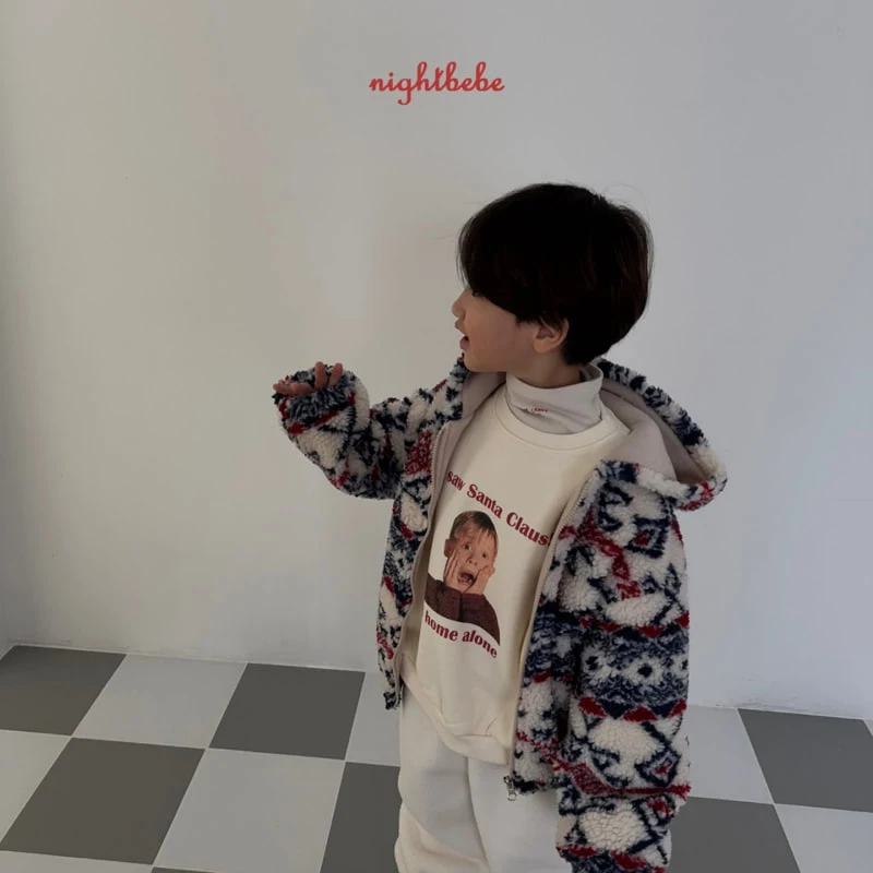 Night Bebe - Korean Children Fashion - #toddlerclothing - Alone Sweatshirt - 6