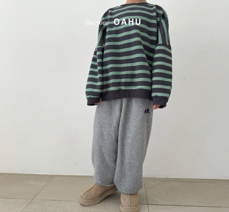 O'Ahu - Korean Children Fashion - #childofig - Bear Stripe Sweatshirts - 9