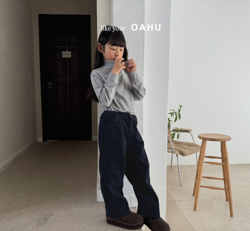 O'Ahu - Korean Children Fashion - #childofig - Wool Basic Turtleneck Tee - 2