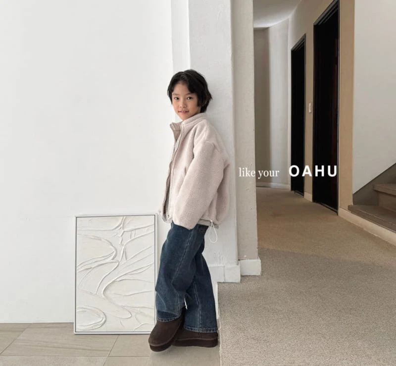 O'Ahu - Korean Children Fashion - #childofig - Ray Wide Denim Pants - 4