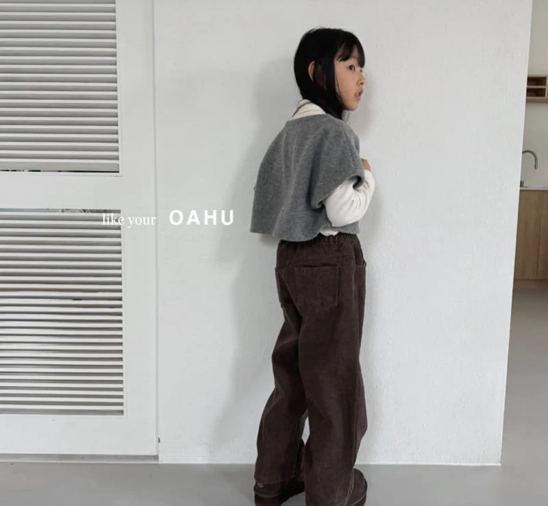 O'Ahu - Korean Children Fashion - #designkidswear - Fluffy Wool Vest - 6