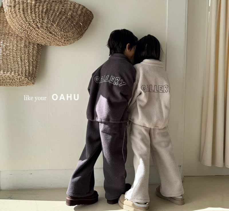 O'Ahu - Korean Children Fashion - #discoveringself - Line Fleece Pants - 10