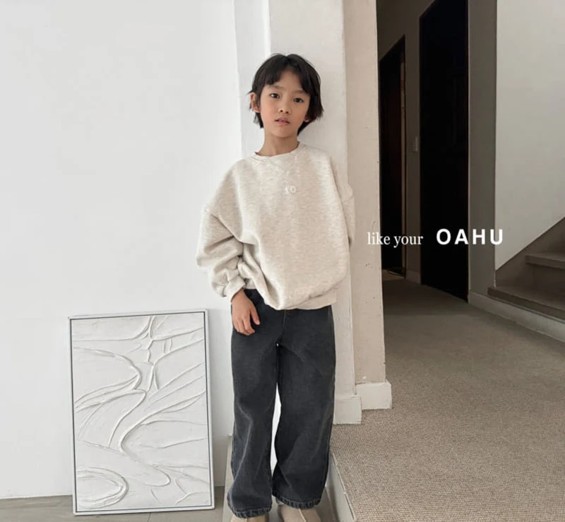 O'Ahu - Korean Children Fashion - #discoveringself - Ray Wide Denim Pants - 6