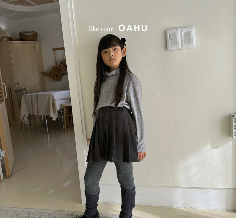 O'Ahu - Korean Children Fashion - #discoveringself - Wool Basic Turtleneck Tee - 6