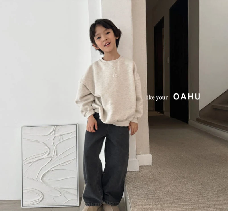 O'Ahu - Korean Children Fashion - #fashionkids - Ray Wide Denim Pants - 7