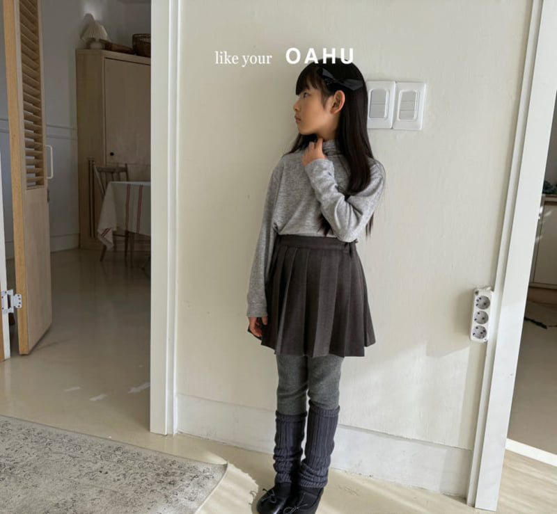 O'Ahu - Korean Children Fashion - #fashionkids - Wool Basic Turtleneck Tee - 7