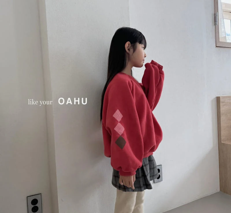 O'Ahu - Korean Children Fashion - #kidsstore - Argyle Sweatshirts - 8