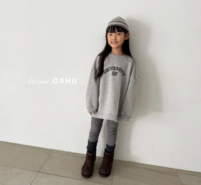 O'Ahu - Korean Children Fashion - #kidsstore - University Sweatshirts - 5