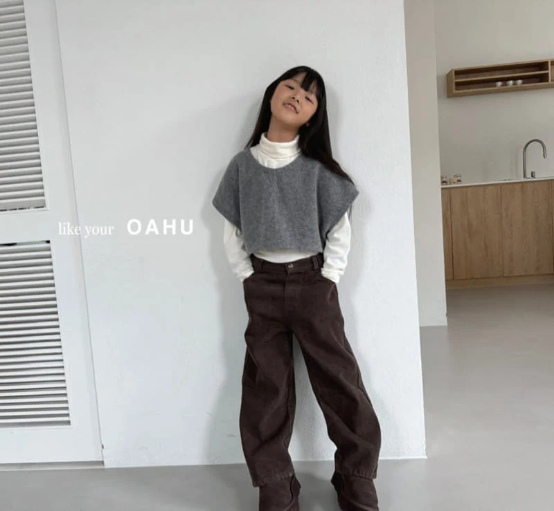 O'Ahu - Korean Children Fashion - #kidsstore - Fluffy Wool Vest - 10