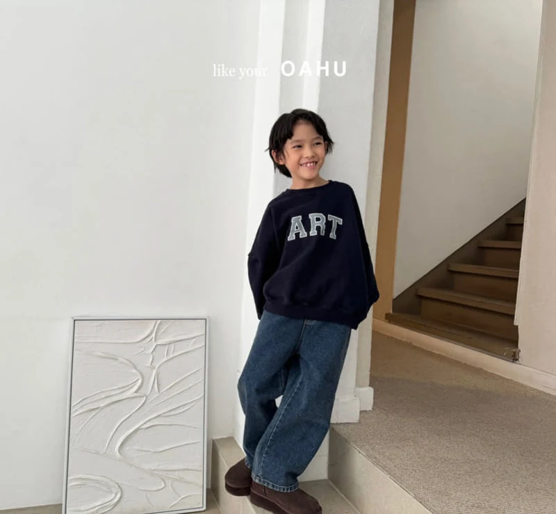 O'Ahu - Korean Children Fashion - #kidzfashiontrend - Ray Wide Denim Pants - 10