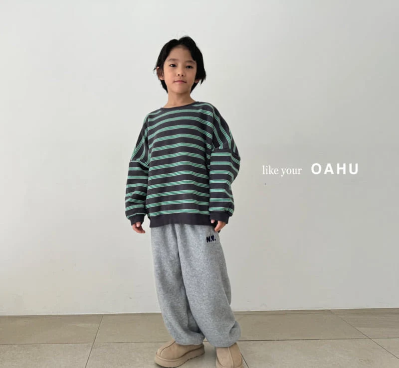 O'Ahu - Korean Children Fashion - #littlefashionista - NY Terry Jogger Pants - 2