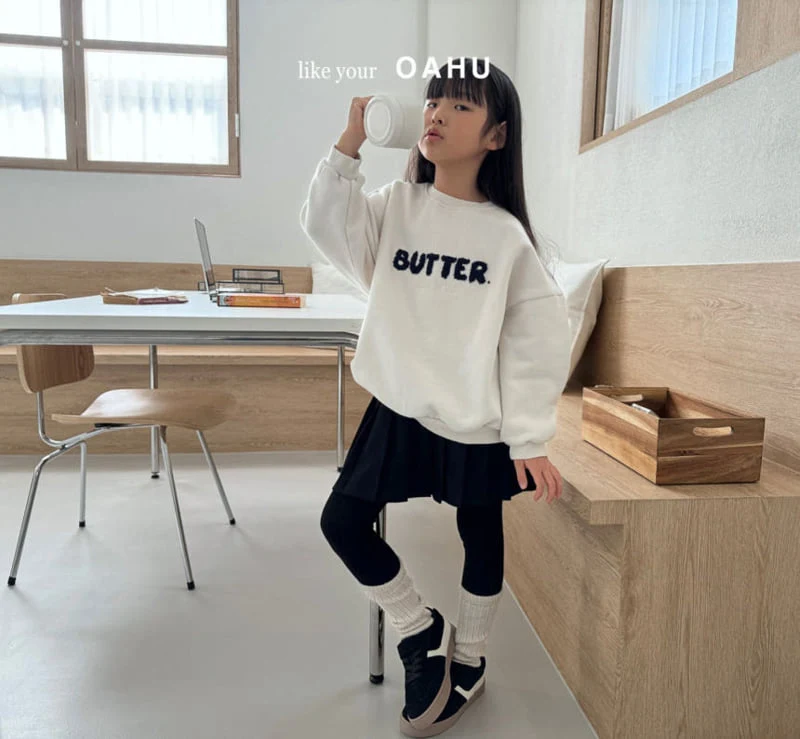 O'Ahu - Korean Children Fashion - #stylishchildhood - Butter Boucle Sweatshirts - 3