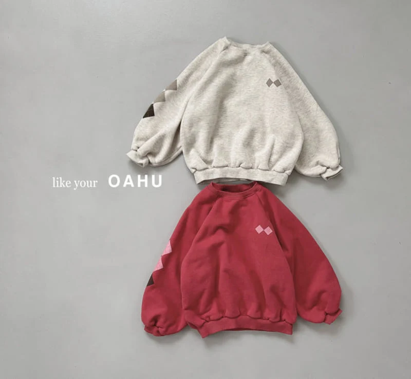 O'Ahu - Korean Children Fashion - #stylishchildhood - Argyle Sweatshirts